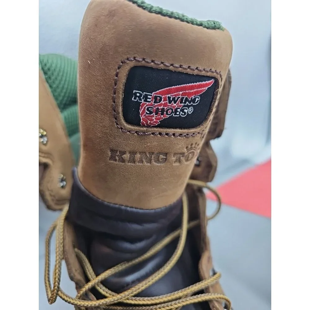 Red Wing King Toe Men's 8-inch Waterproof Non Metallic Toe Boot‎ #2280 14D New